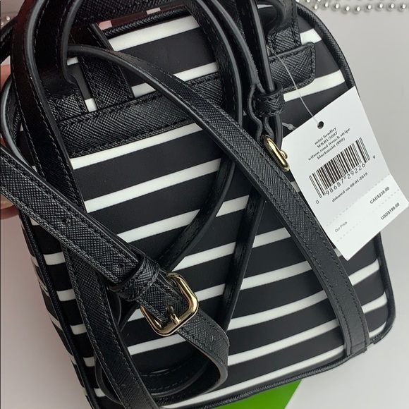 Kate Spade Mini Bradley Wilson Stripe Backpack Bag - Picture 7 of 7